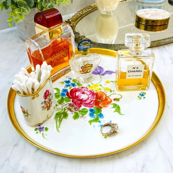 Antique Other - Antique porcelain dresser plate/vanity tray